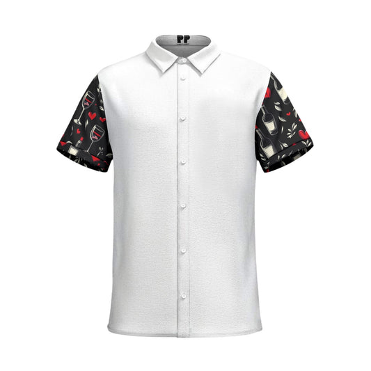 V-Day 3,  PrintMen's Business Collared Shirt|115GSM Cotton poplin