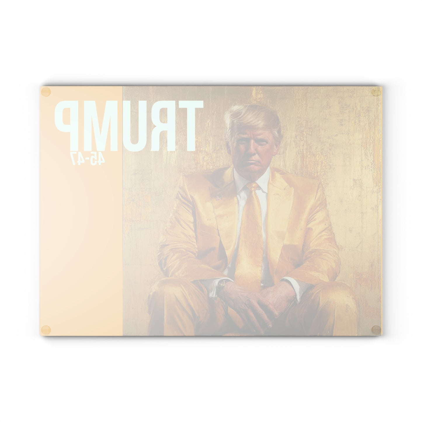 Trump Glass Cutting Board