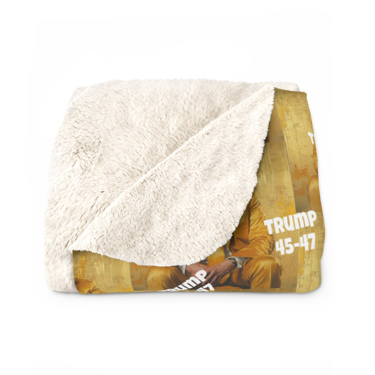 Trump Sherpa Fleece Blanket