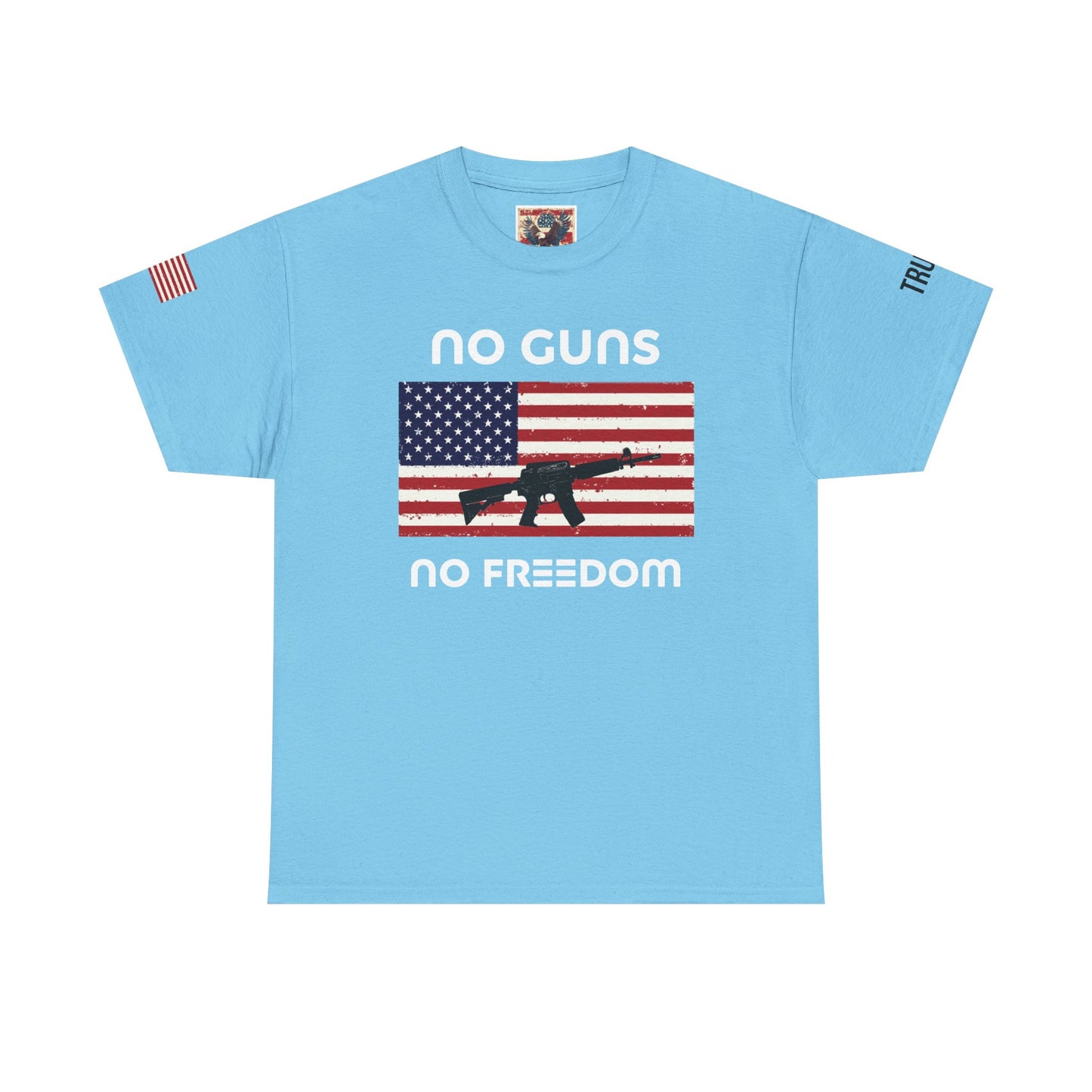 No guns no freedom trump print, Unisex Heavy Cotton Tee