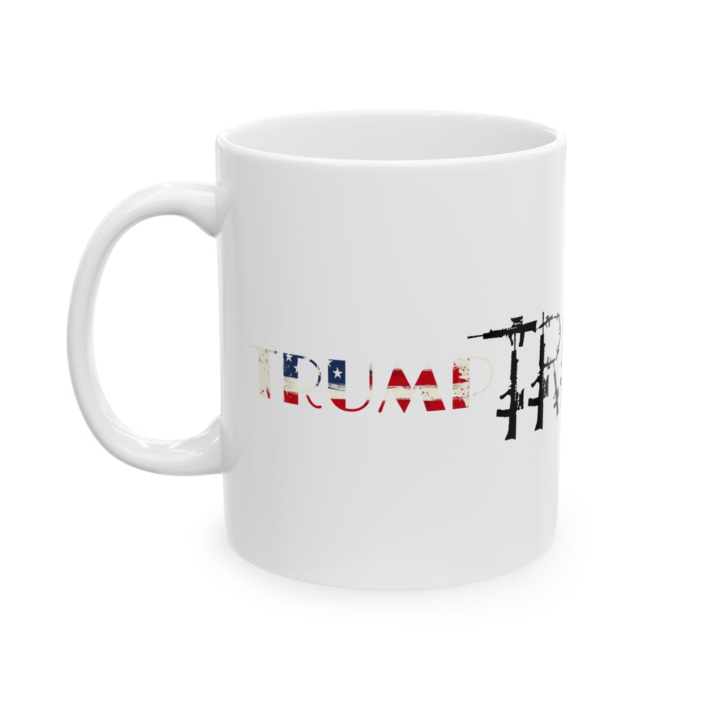 Trump patriotic print, Ceramic Mug, (11oz, 15oz)