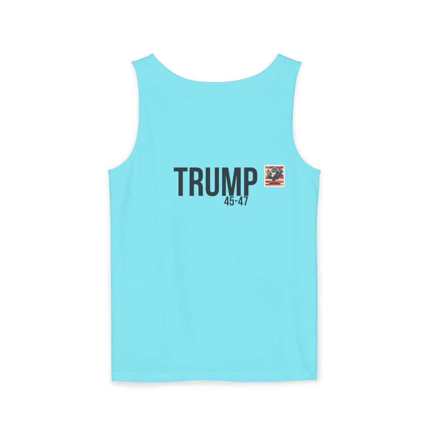 Doge trump cartoon print, Unisex Garment-Dyed Tank Top