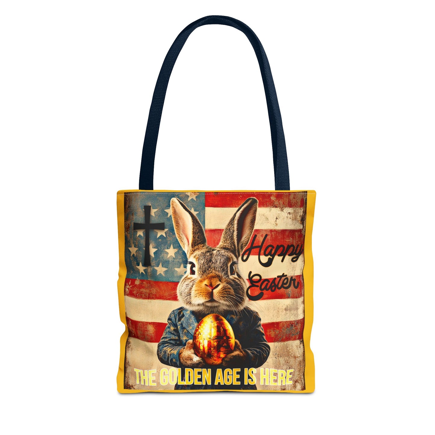 The golden age is here Trump print ,Tote Bag (AOP)