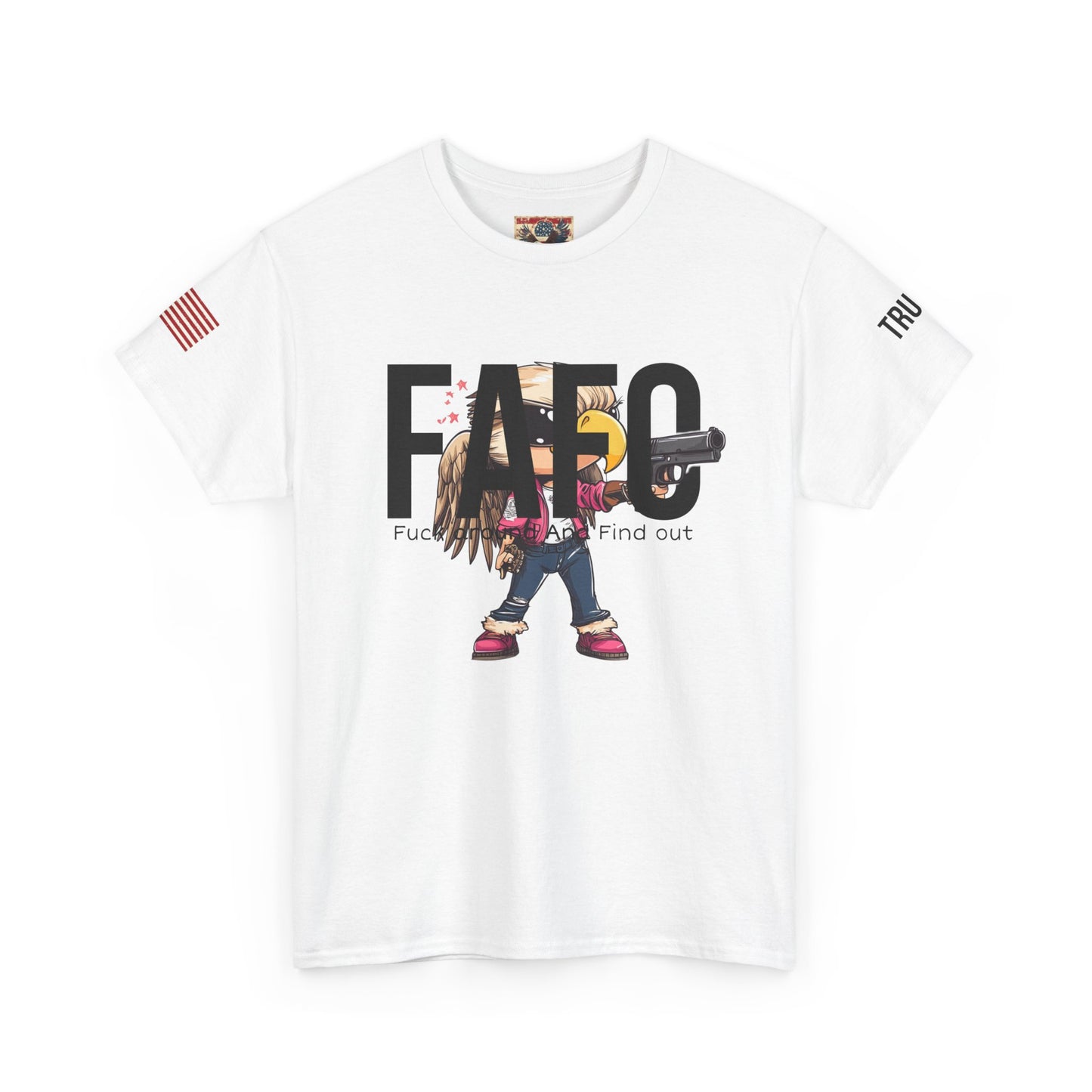 Patriotic FAFO trump print Unisex Heavy Cotton Tee