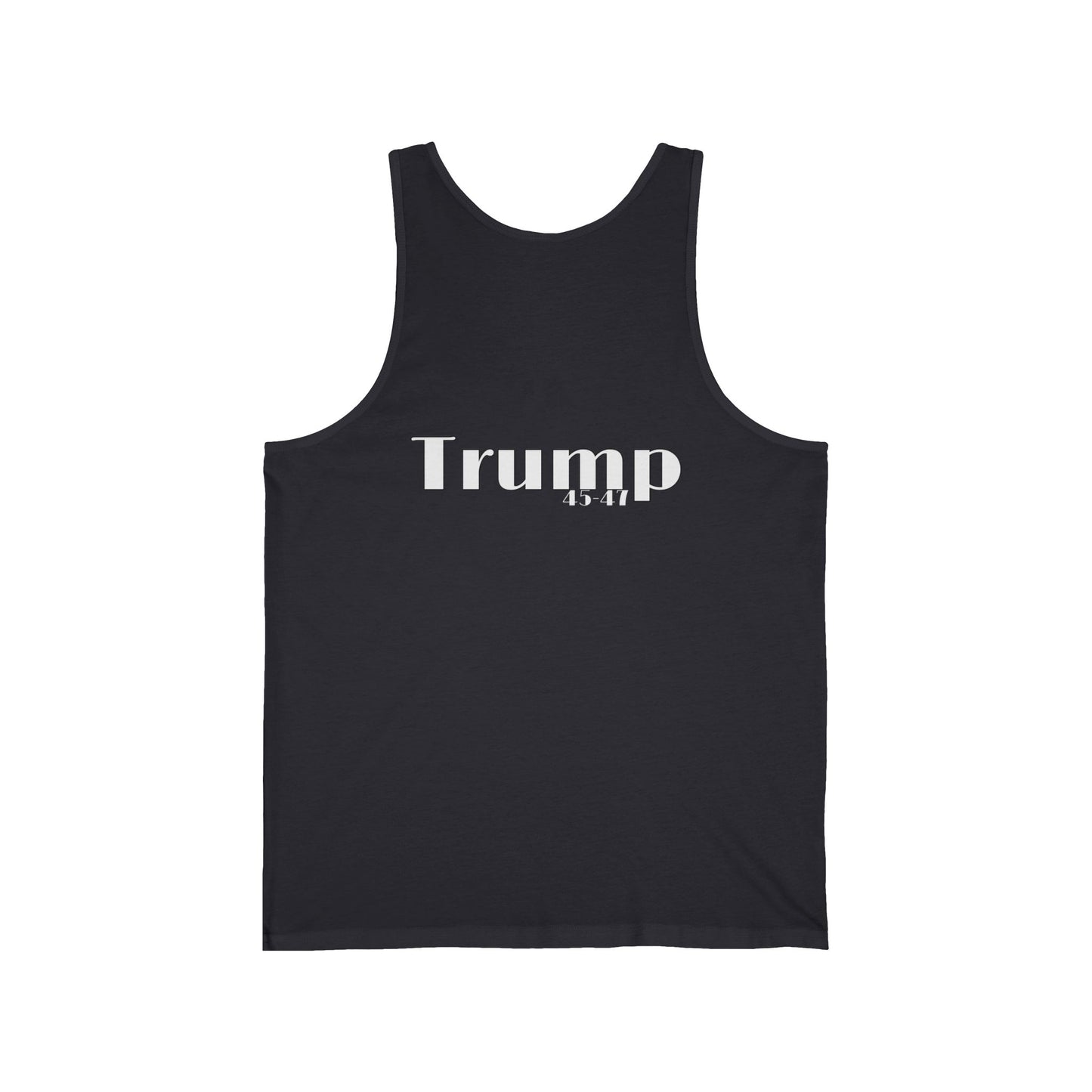 Political cartoon print Unisex Jersey Tank