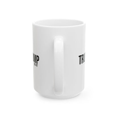 Patriotic cartoon Social Security take away print Ceramic Mug, (11oz, 15oz)