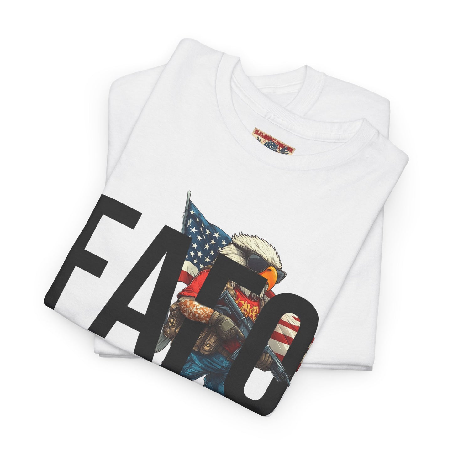 Patriotic FAFO trump print, Unisex Heavy Cotton Tee