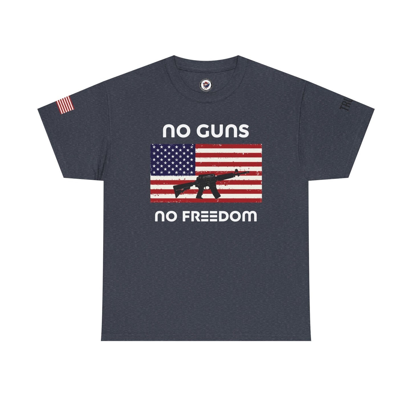 No guns no freedom trump print, Unisex Heavy Cotton Tee