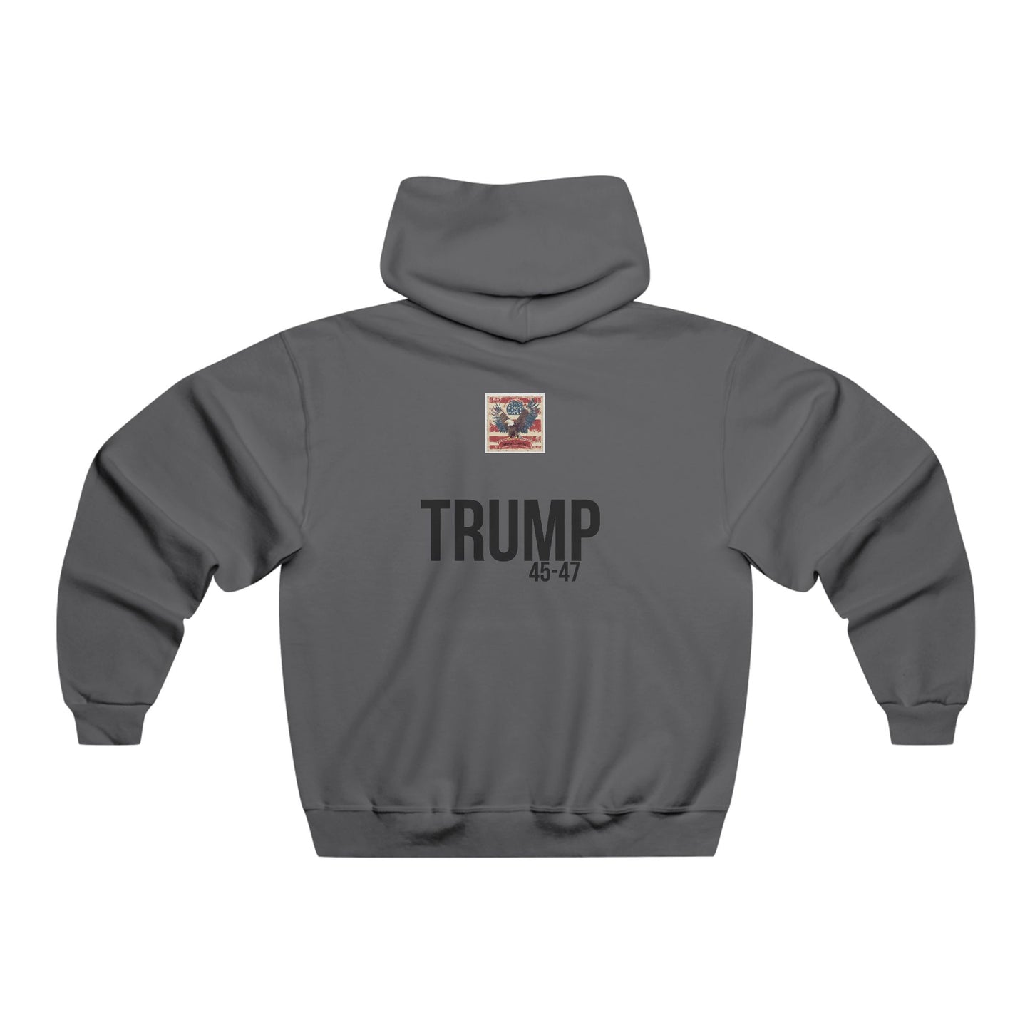 Patriots, how are you liking in the show? Trump print, Men's NUBLEND® Hooded Sweatshirt