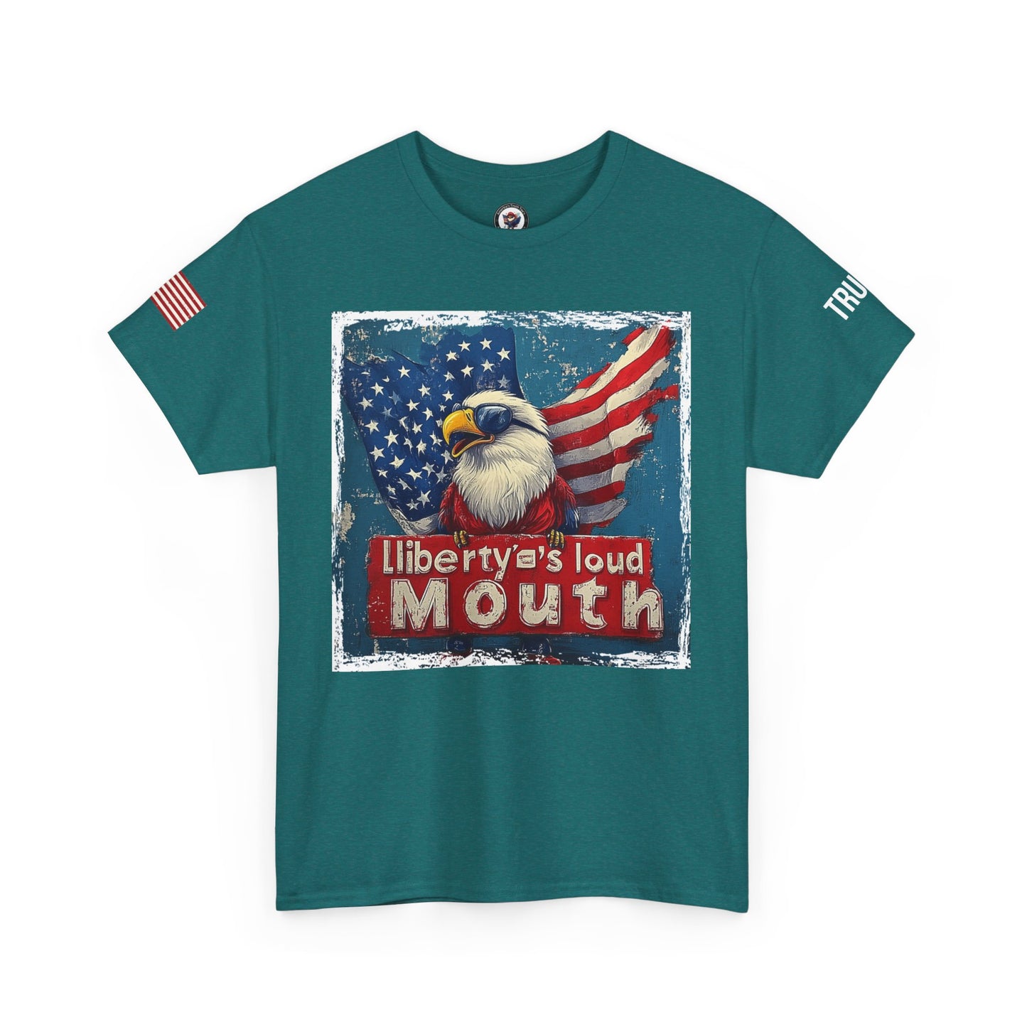 Libeerty’s loud mouth trump print, Unisex Heavy Cotton Tee