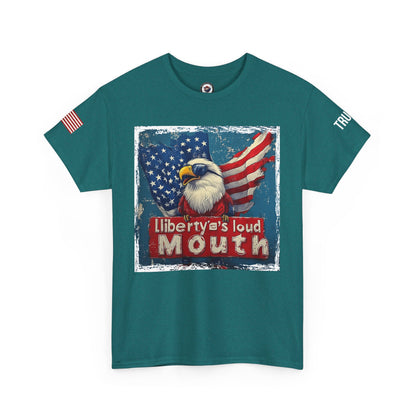 Libeerty’s loud mouth trump print, Unisex Heavy Cotton Tee