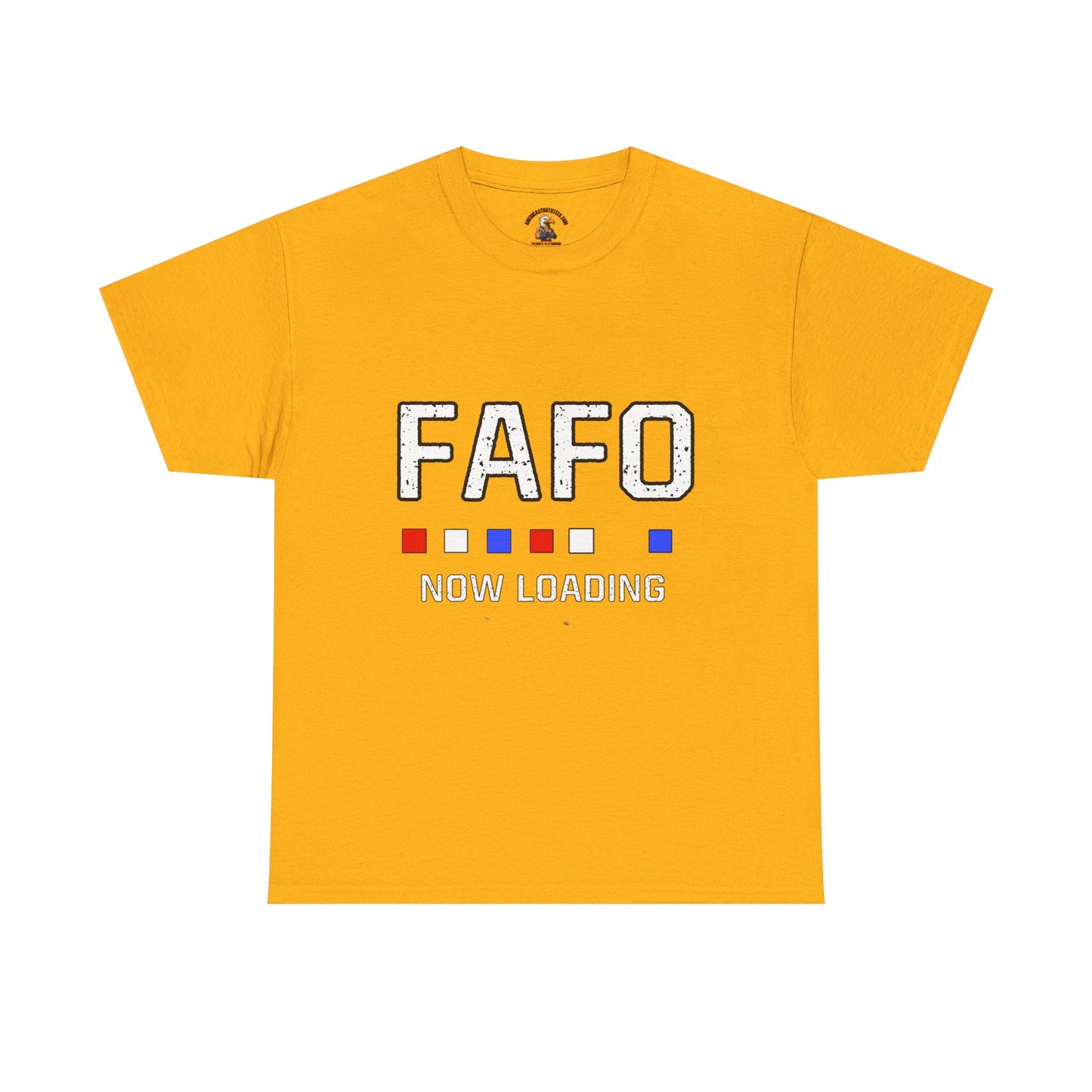 FAFO Now Loading Unisex Cotton Tee, Casual Tee, Graphic T-Shirt, Funny Shirt for Friends, Gift for Humor Lovers