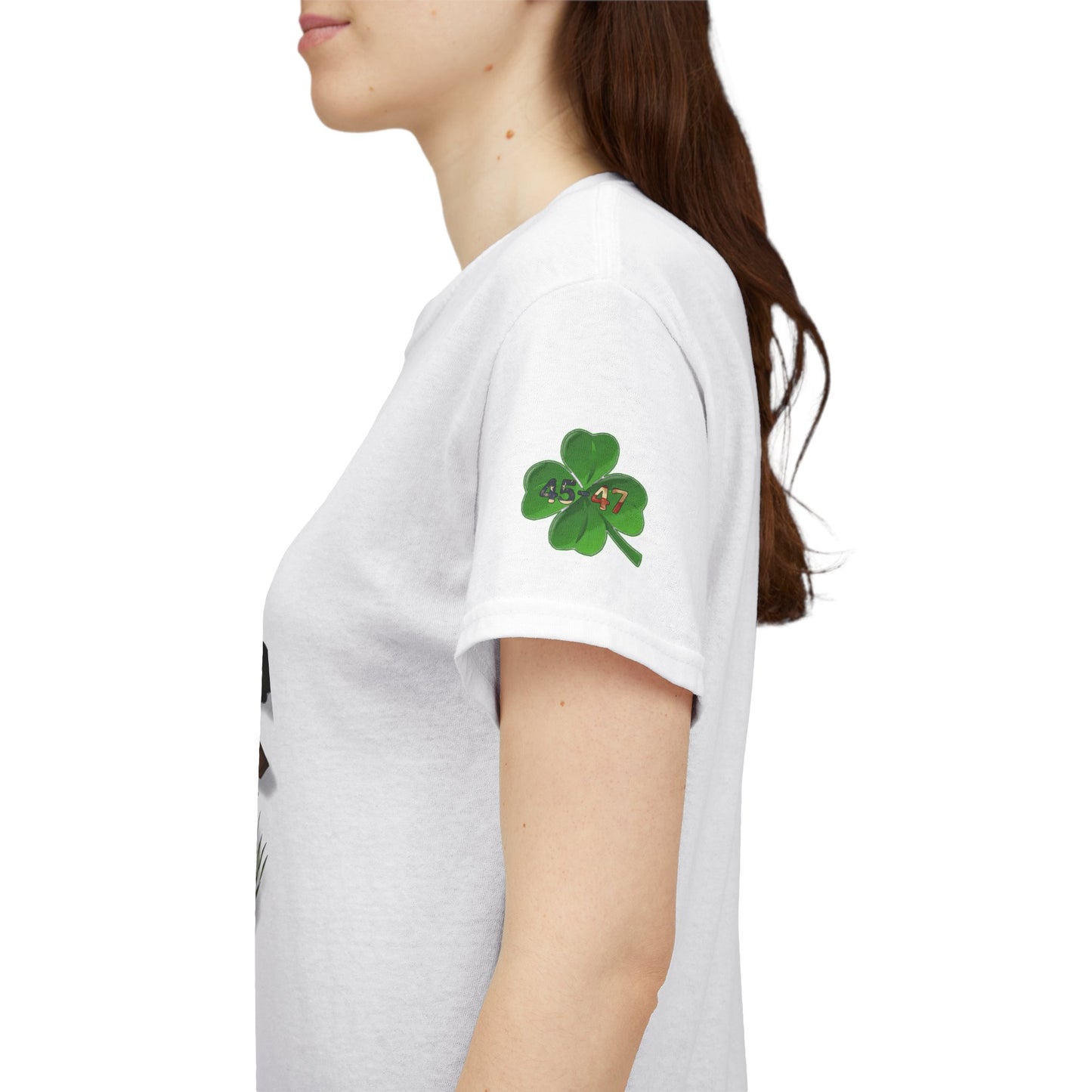 Happy St. Paddy’s Day with a twist of American Pride, make America greater again, Unisex Heavy Cotton Tee