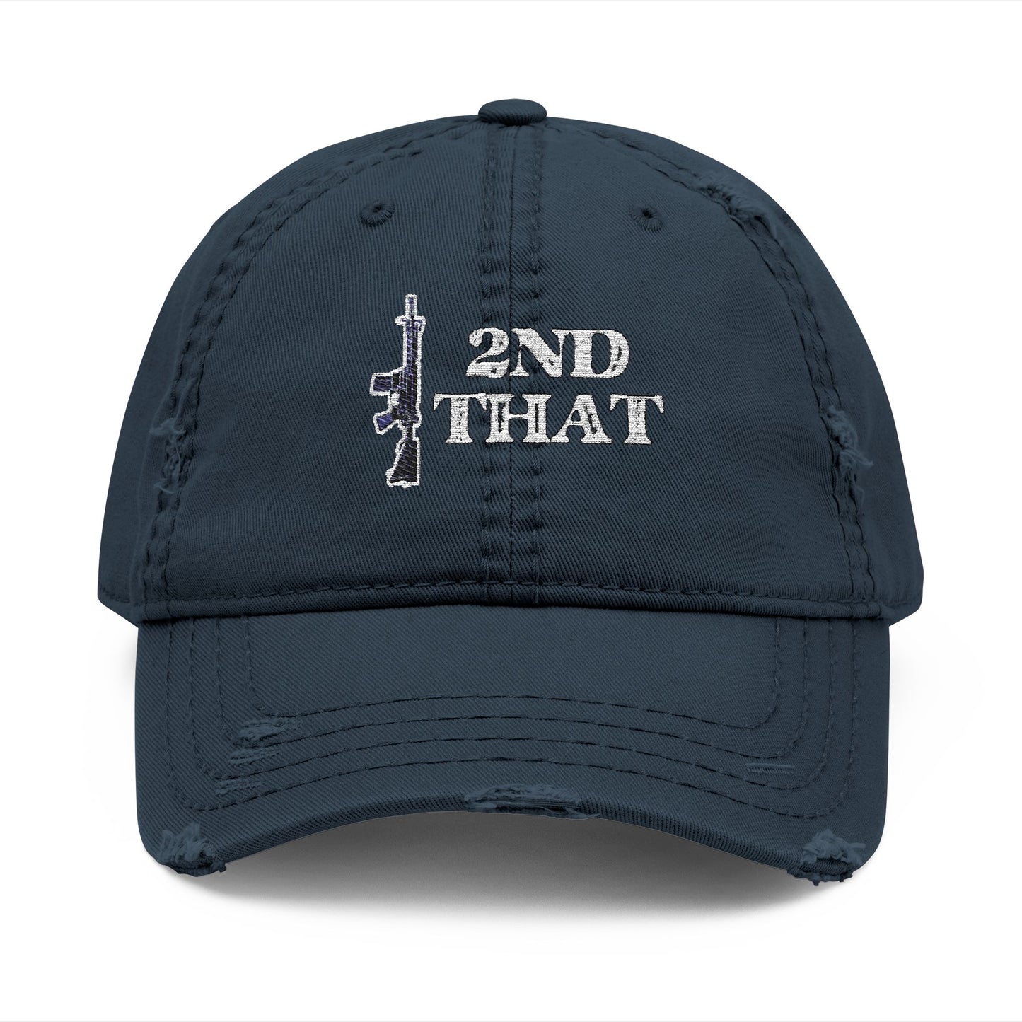 I second that, Distressed Dad Hat (Embroidery)
