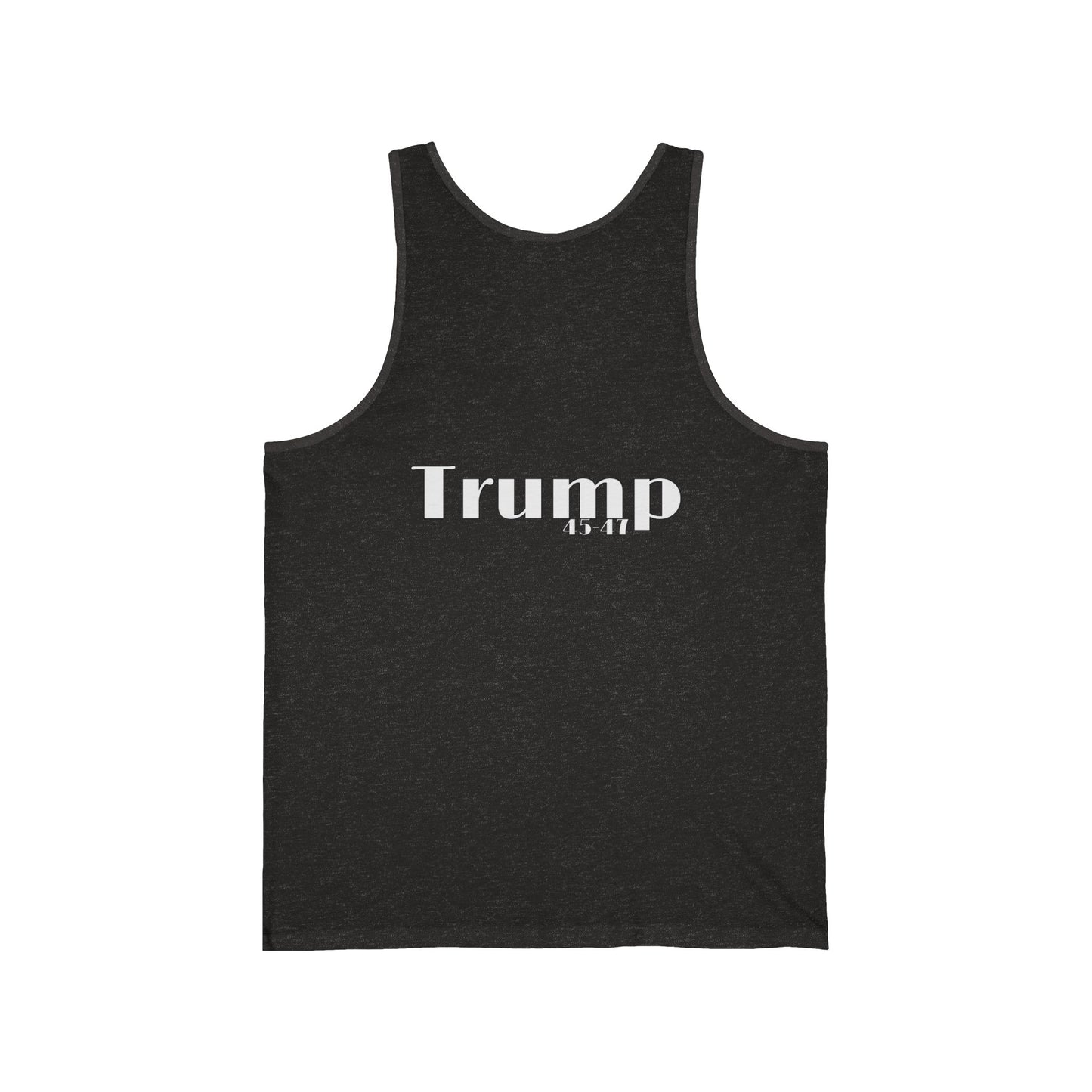 Political cartoon print Unisex Jersey Tank