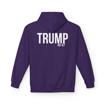 Make playgrounds safe again, trump print, Unisex Midweight Softstyle Fleece Hoodie