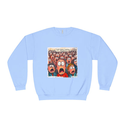 Meltdowns incoming, patriotic t-shirt in a Unisex NuBlend® Crewneck Sweatshirt