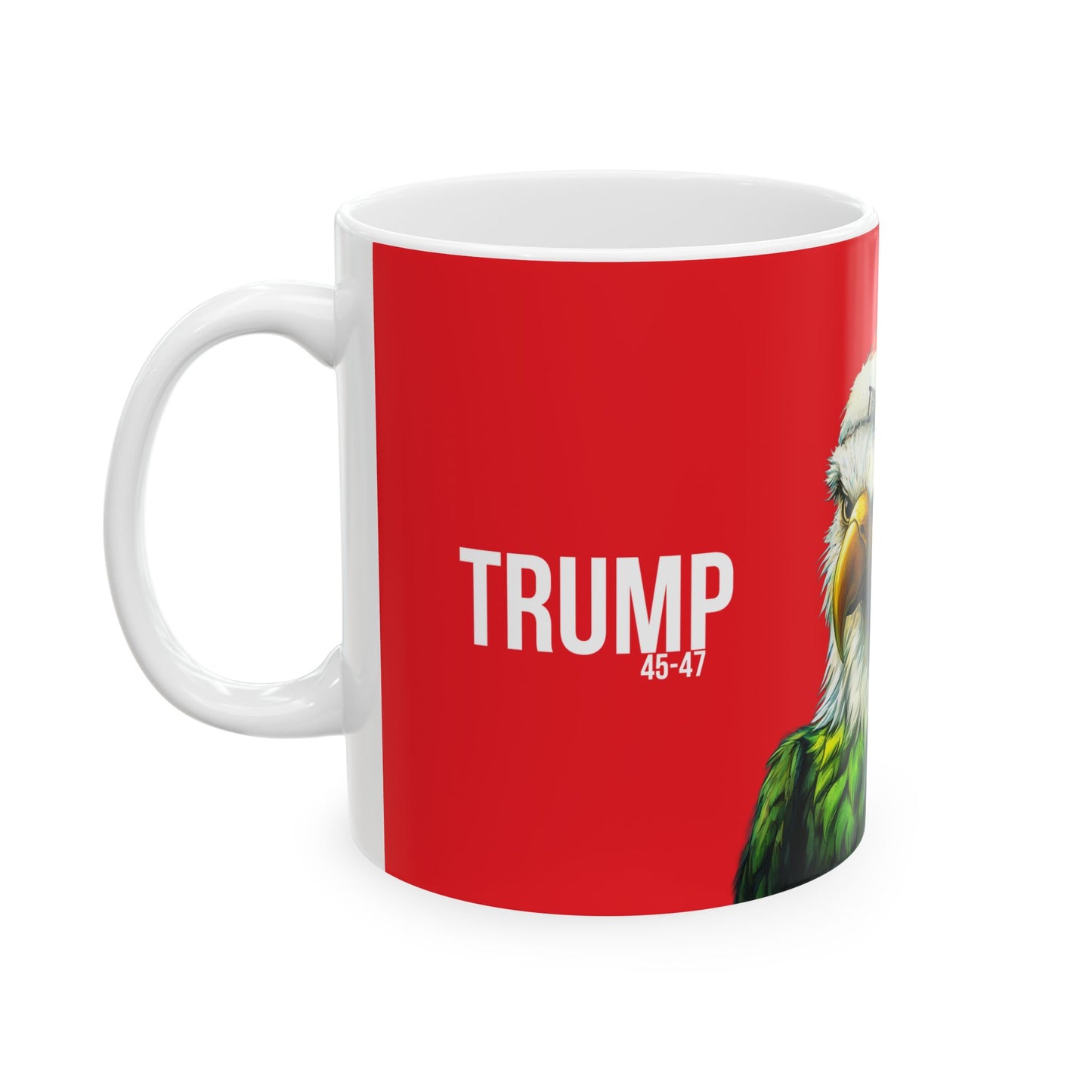 Eagle/Trump Christmas Ceramic Mug, (11oz, 15oz)