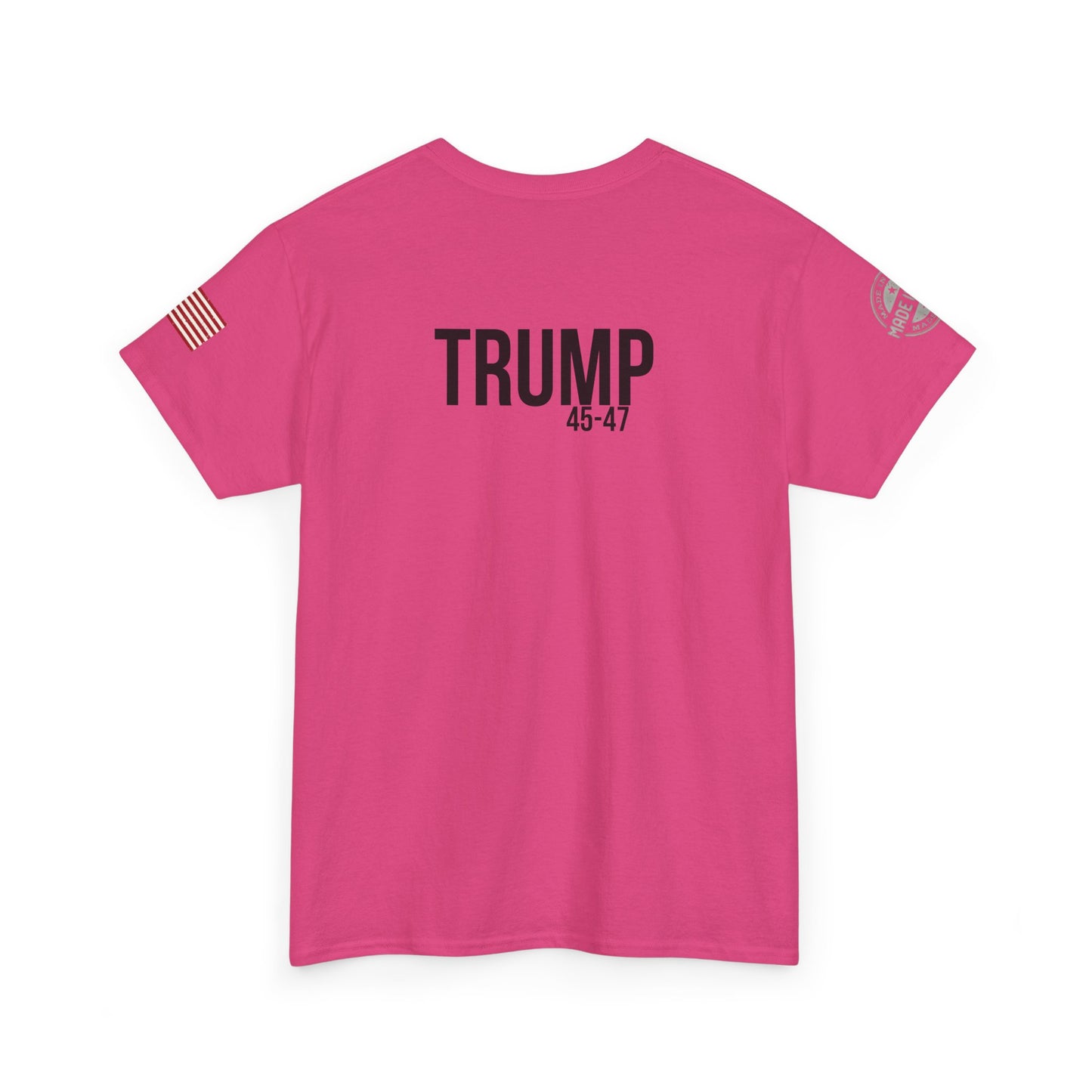 Comical Political Tee - 'I'm Back!' Trump 45-47 Unisex Heavy Cotton Tee