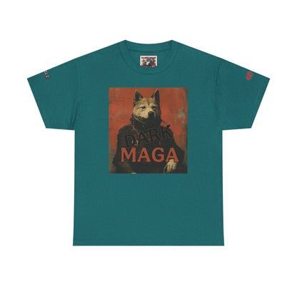 Dark MAGA  with made in USA print Unisex Heavy Cotton Tee