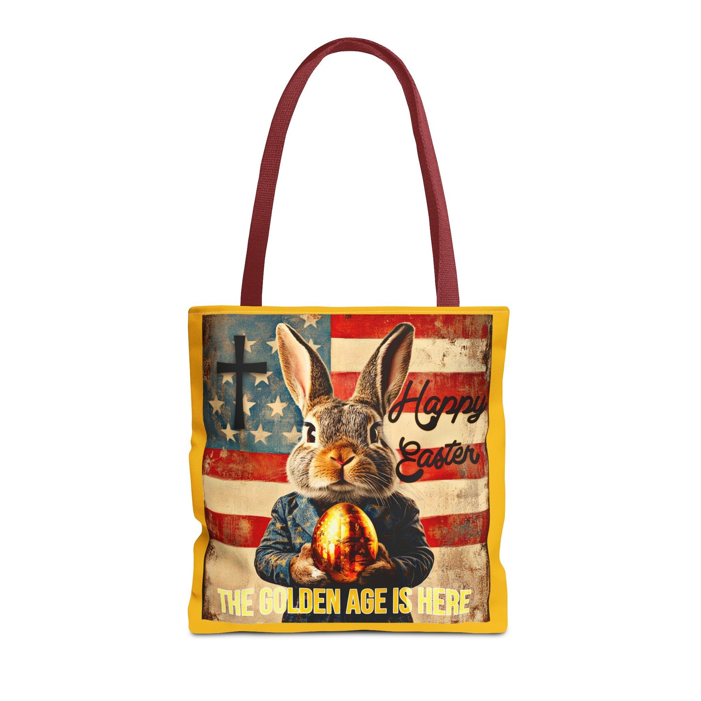 The golden age is here Trump print ,Tote Bag (AOP)