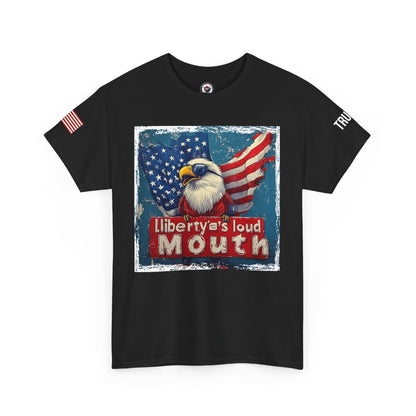 Libeerty’s loud mouth trump print, Unisex Heavy Cotton Tee