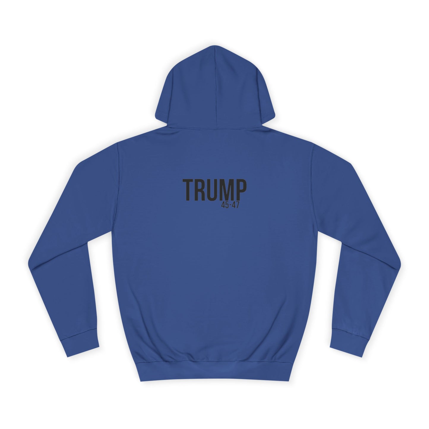 DOGE trump print cartoon, Unisex College Hoodie