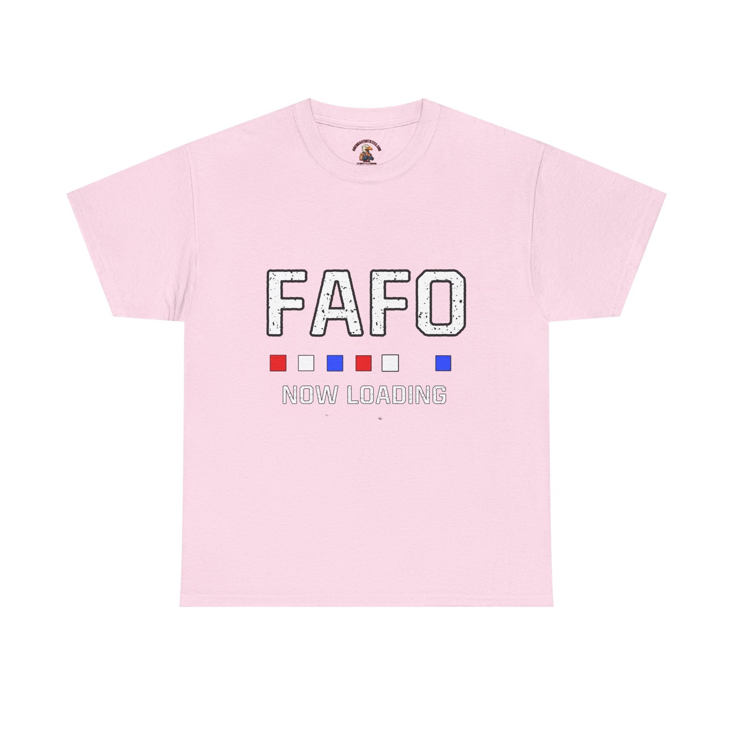 FAFO Now Loading Unisex Cotton Tee, Casual Tee, Graphic T-Shirt, Funny Shirt for Friends, Gift for Humor Lovers