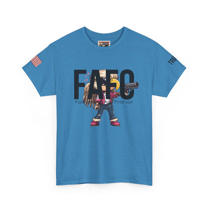 Patriotic FAFO trump print Unisex Heavy Cotton Tee