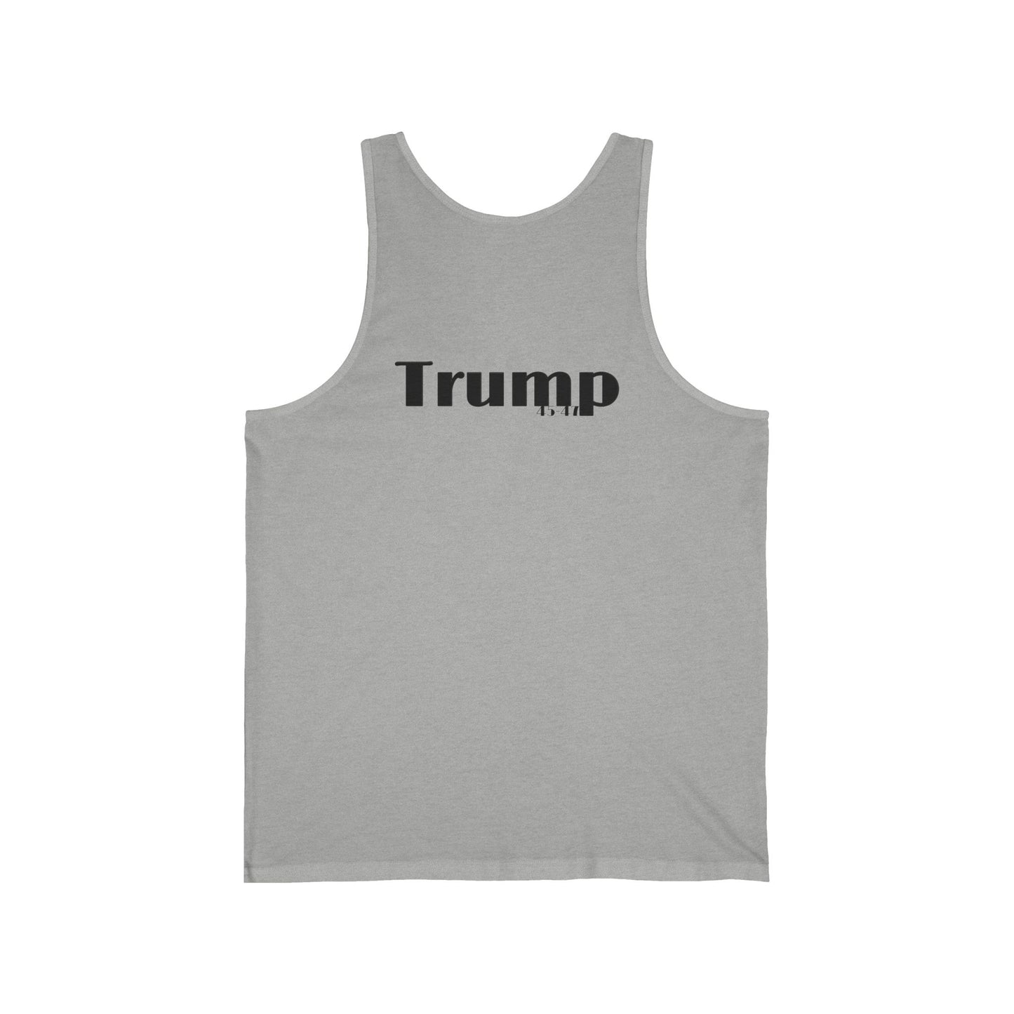 Political cartoon print Unisex Jersey Tank