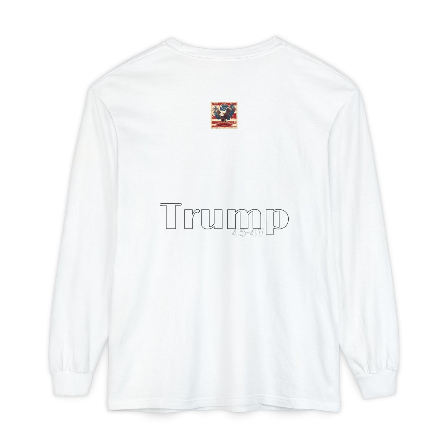 Political cartoon, Unisex Garment-dyed Long Sleeve T-Shirt