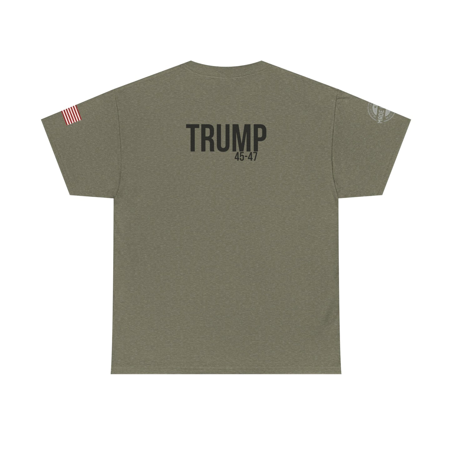 Comical Political Tee - 'I'm Back!' Trump 45-47 Unisex Heavy Cotton Tee