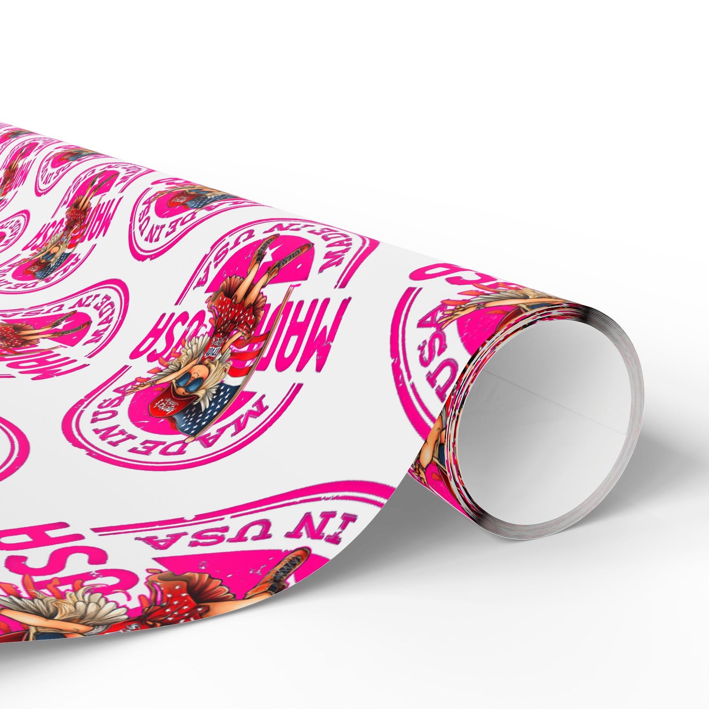 Made in USA Girl Wrapping Papers