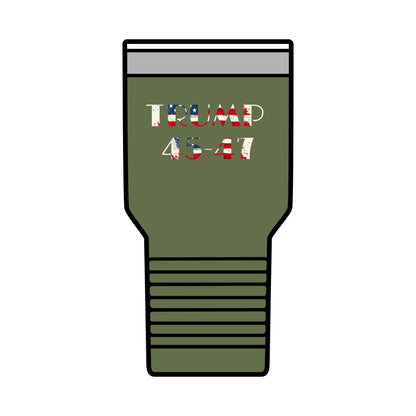 Dark Maga Trump patriotic print, Insulated Tumbler, 30oz