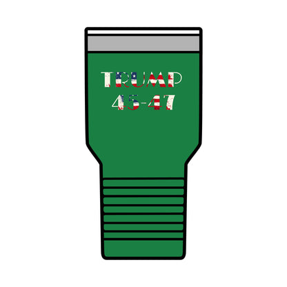 Dark Maga Trump patriotic print, Insulated Tumbler, 30oz