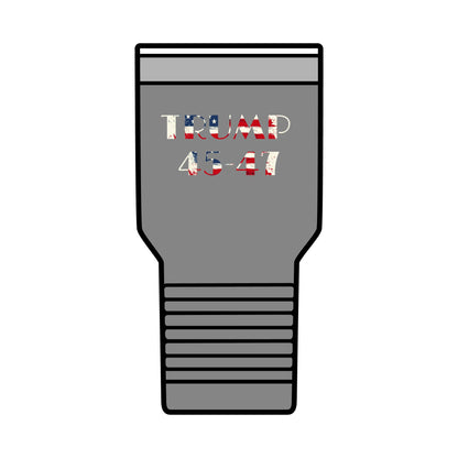 Dark Maga Trump patriotic print, Insulated Tumbler, 30oz