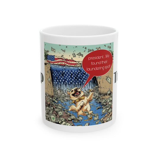 Dodge cartoon print Ceramic Mug, (11oz, 15oz)