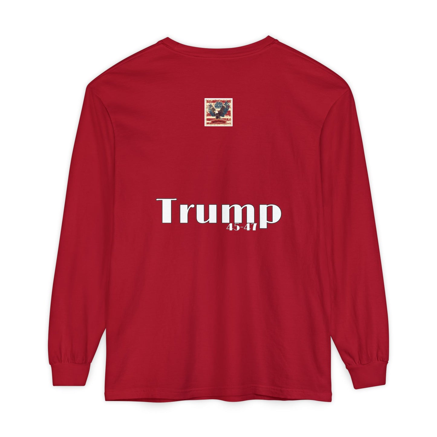 Political cartoon, Unisex Garment-dyed Long Sleeve T-Shirt