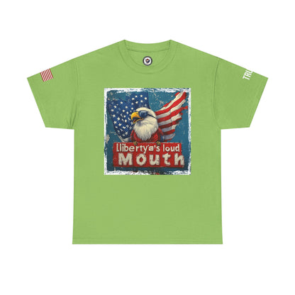 Libeerty’s loud mouth trump print, Unisex Heavy Cotton Tee