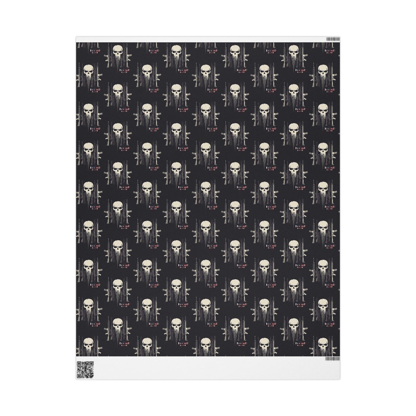 Trump and skulls Wrapping Papers