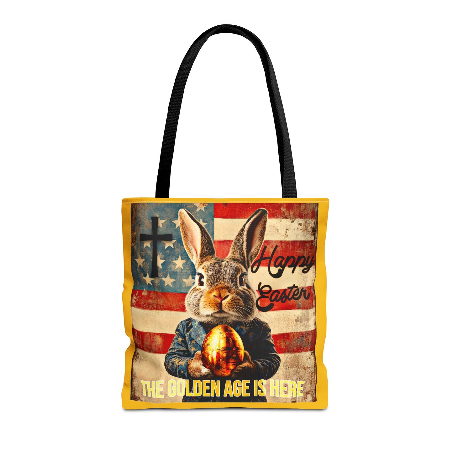 The golden age is here Trump print ,Tote Bag (AOP)