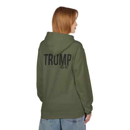 Make playgrounds safe again, trump print, Unisex Midweight Softstyle Fleece Hoodie