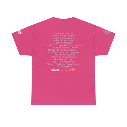 Patriotic, we know what you did print, Unisex Heavy Cotton Tee