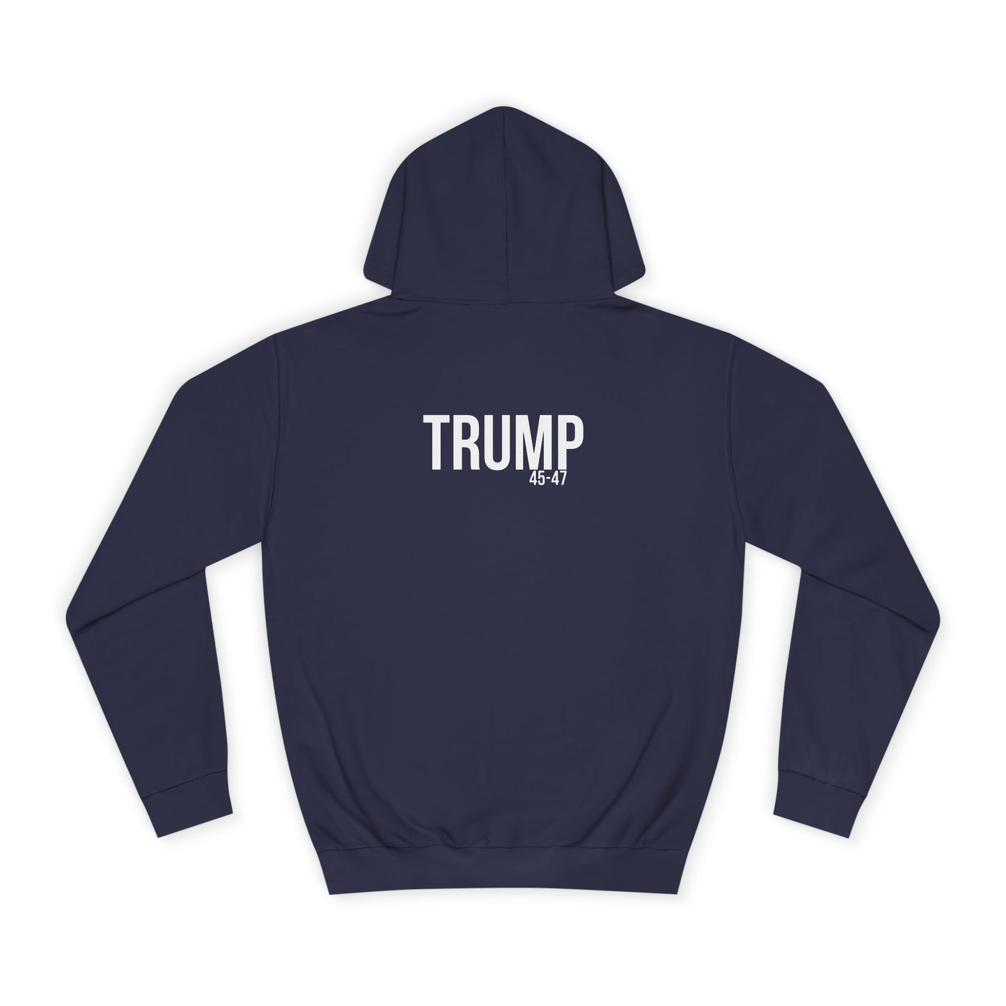 DOGE trump print cartoon, Unisex College Hoodie