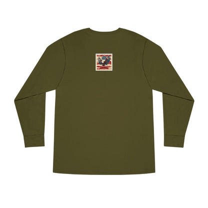 Long Sleeve Tee Doge Cartoon Print