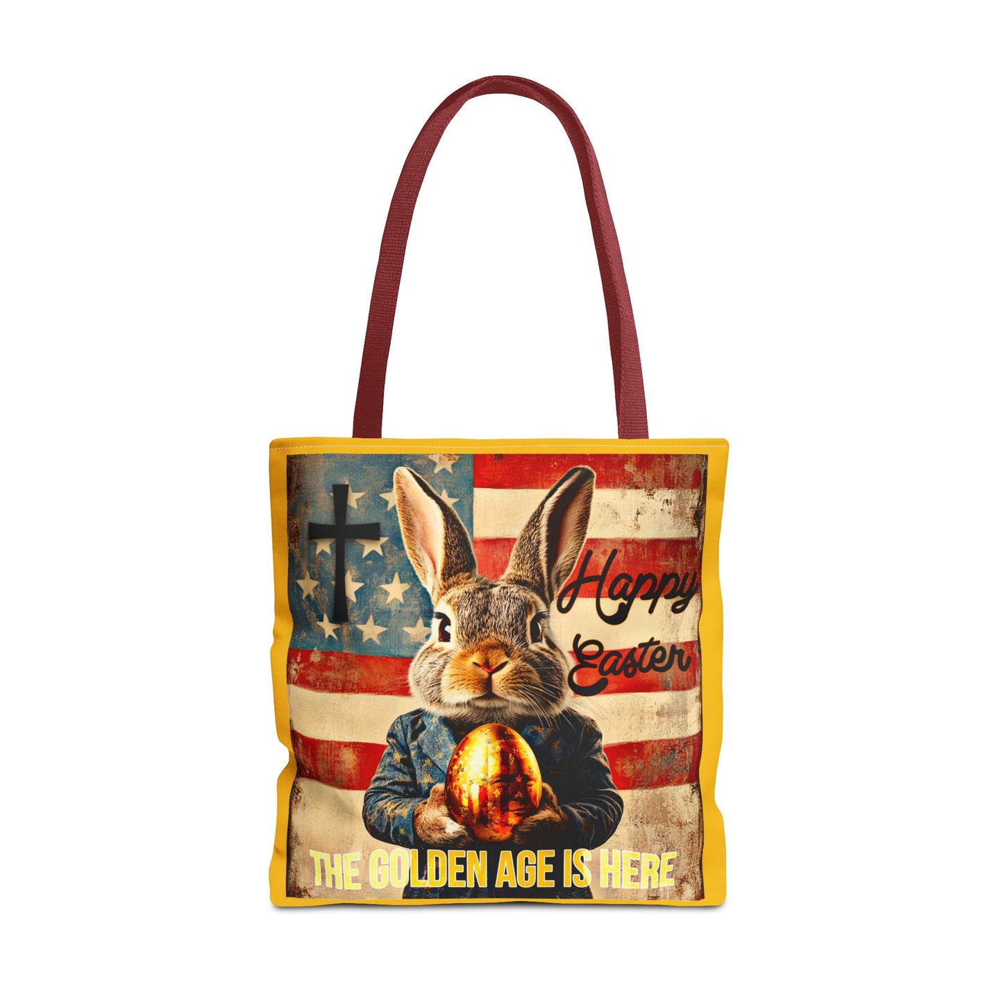 The golden age is here Trump print ,Tote Bag (AOP)