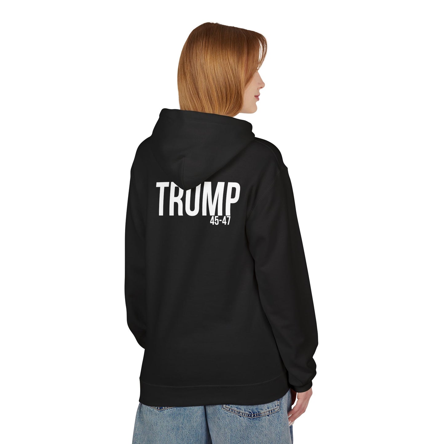 Make playgrounds safe again, trump print, Unisex Midweight Softstyle Fleece Hoodie