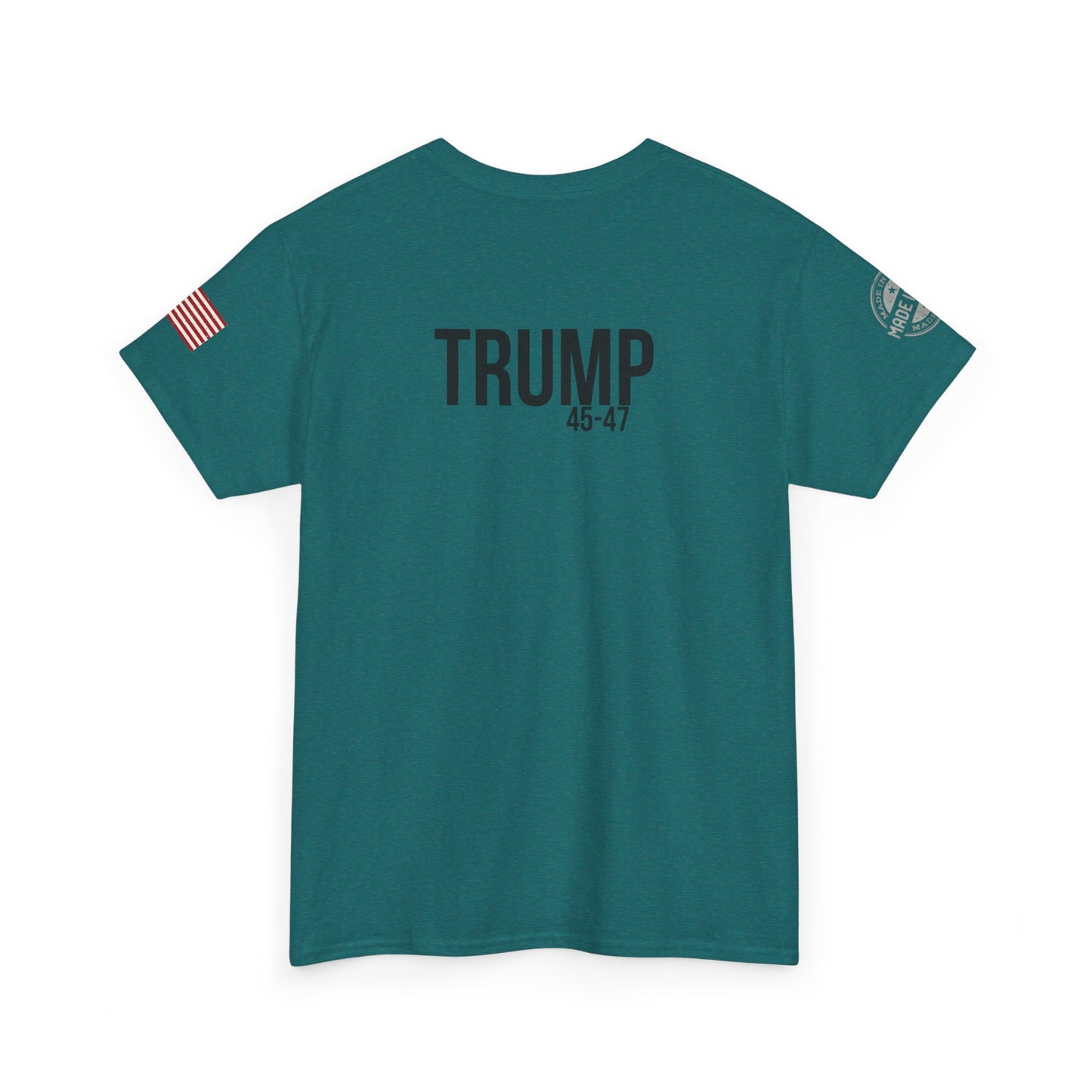 Comical Political Tee - 'I'm Back!' Trump 45-47 Unisex Heavy Cotton Tee