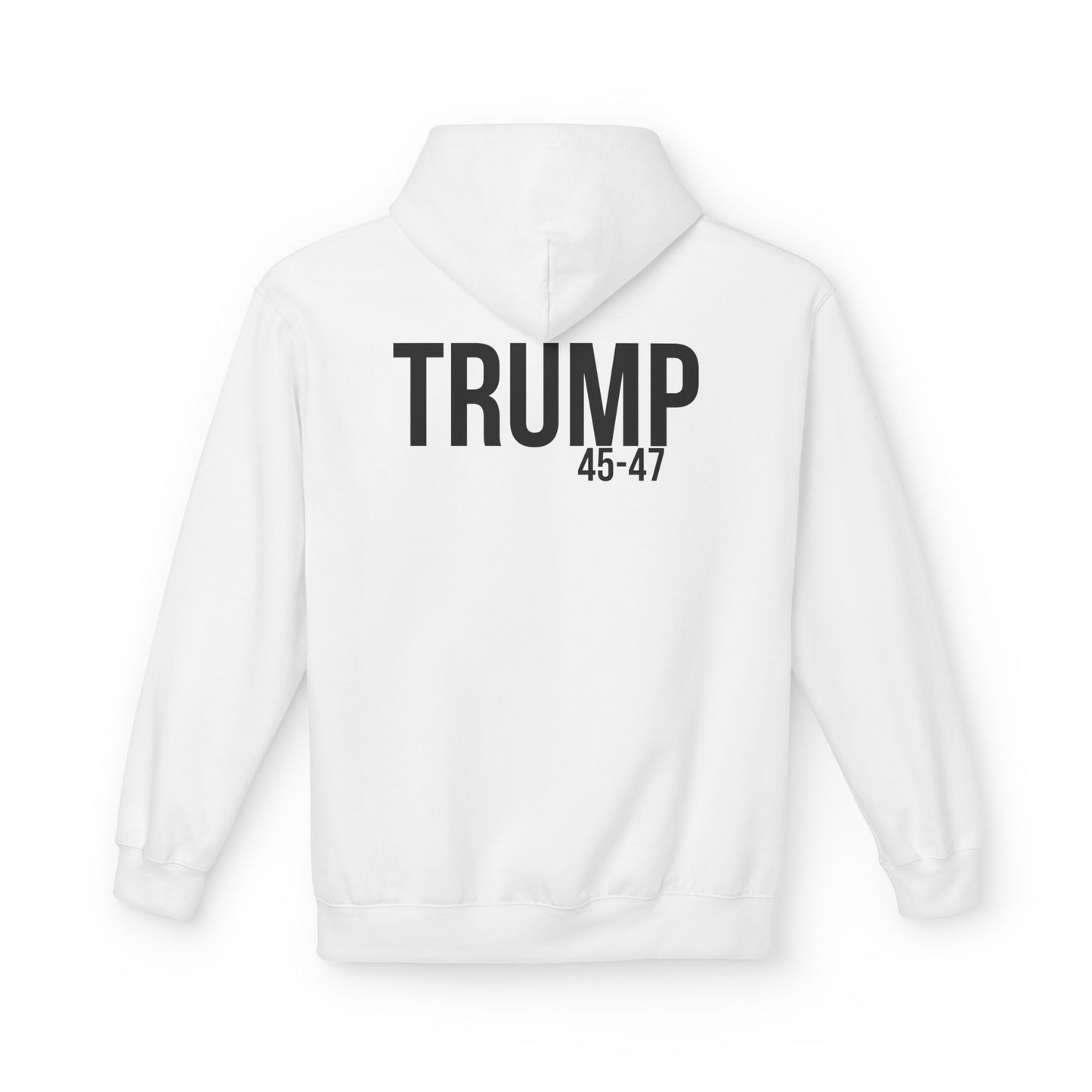 Red white and BA, trump printUnisex Midweight Softstyle Fleece Hoodie