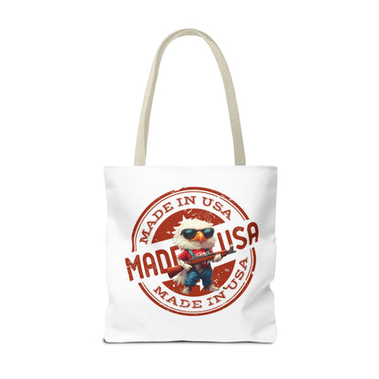 Patriotic trump, daddy’s back, how you like that print, Tote Bag (AOP)